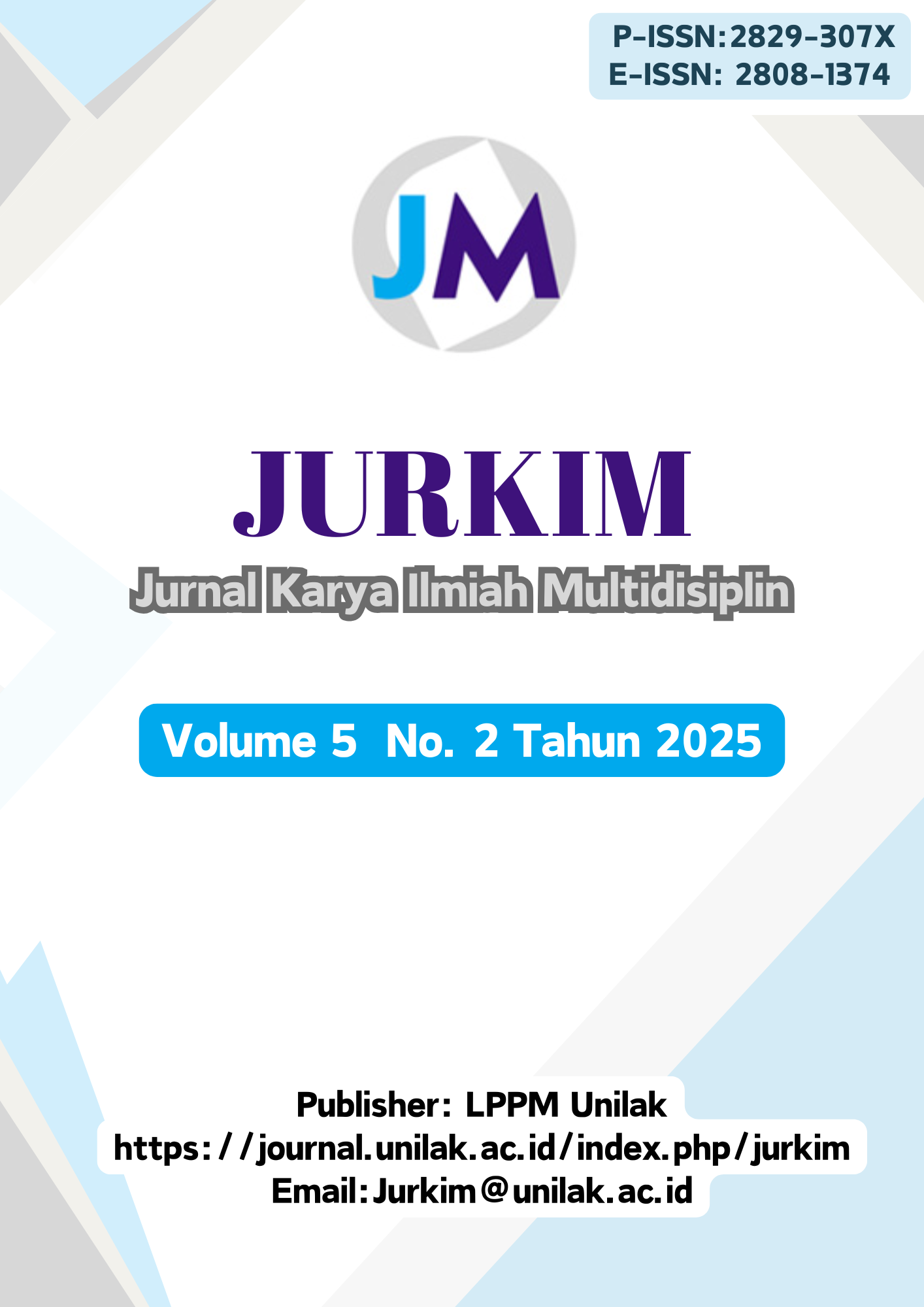 					View Vol. 5 No. 2 (2025): Jurnal Karya Ilmiah Multidisiplin (Jurkim)
				
