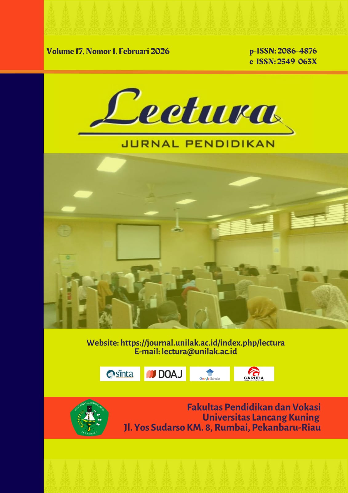 					View Vol. 17 No. 1 (2026): Lectura: Jurnal Pendidikan
				