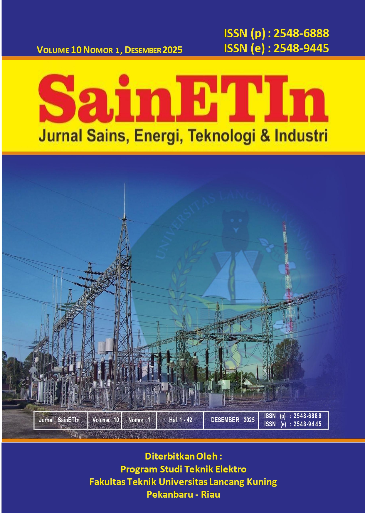 					View Vol. 10 No. 1 (2025): Sainetin
				