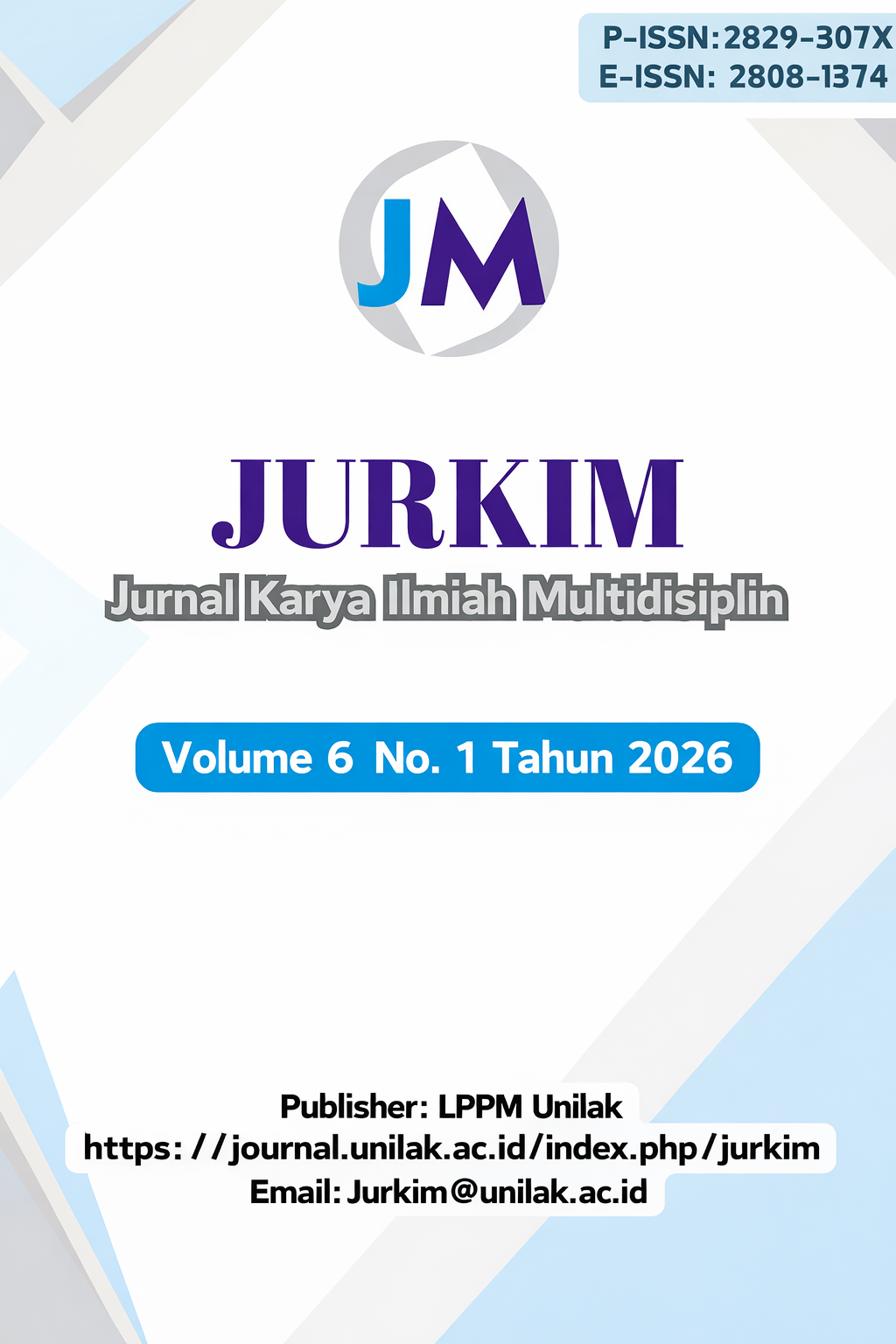 					View Vol. 6 No. 1 (2026): Jurnal Karya Ilmiah Multidisiplin (Jurkim)
				
