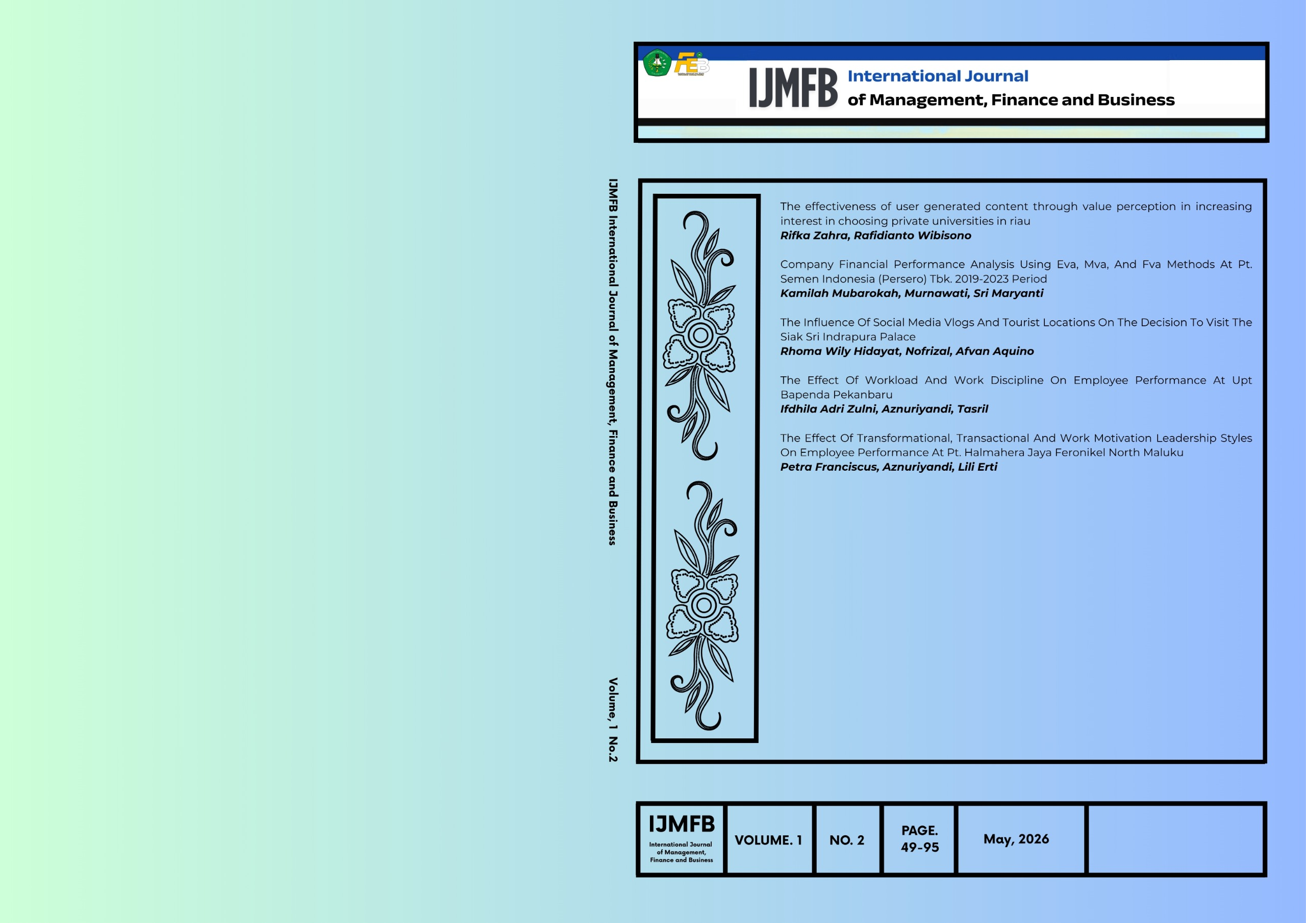 Vol. 1 No. 2 (2026): May