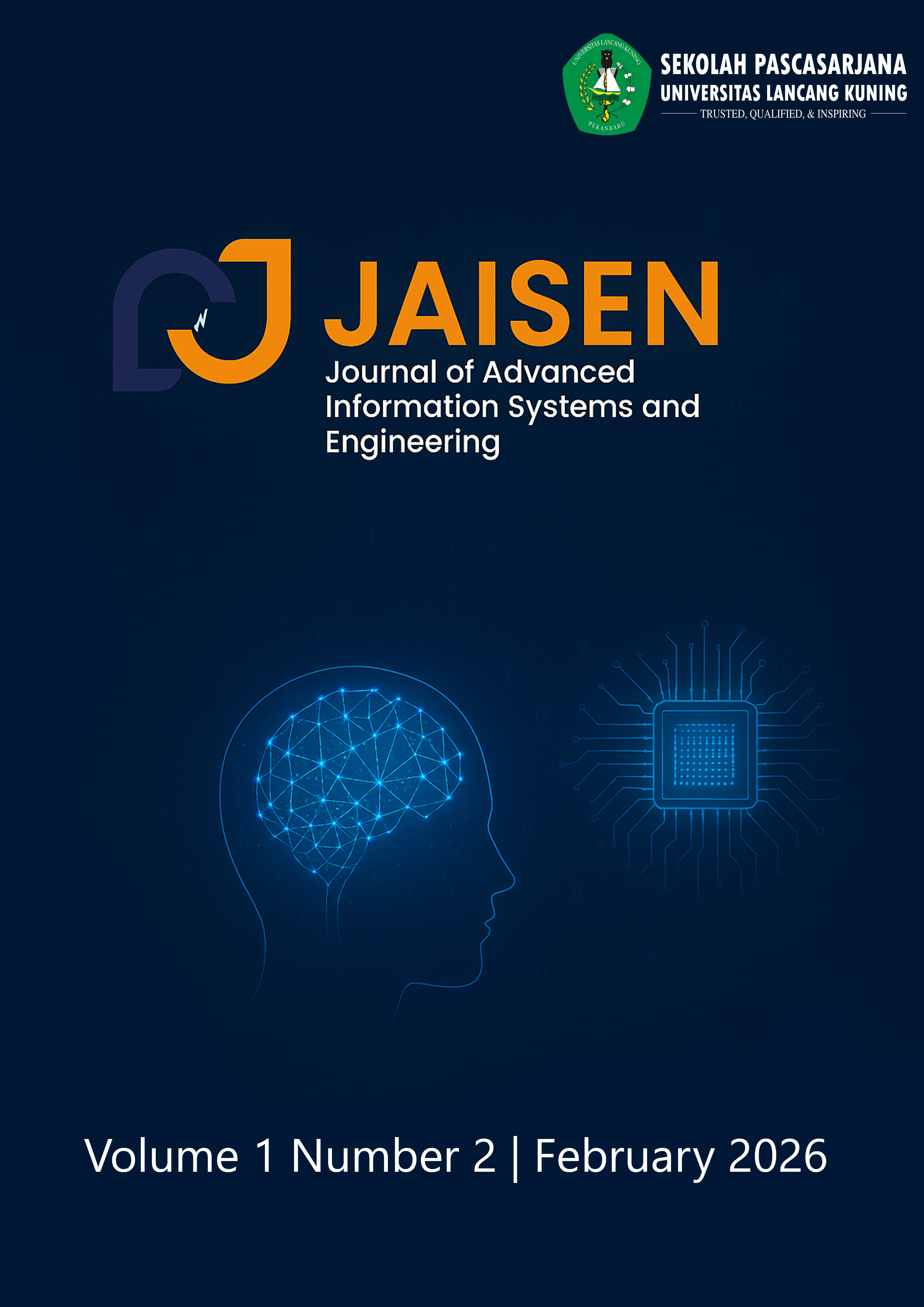 					View Vol. 1 No. 2 (2026): JAISEN: Journal of Advanced Information Systems and Engineering 
				